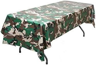 Oojami Camouflage Tablecloths Set of 4 54x108 Inches