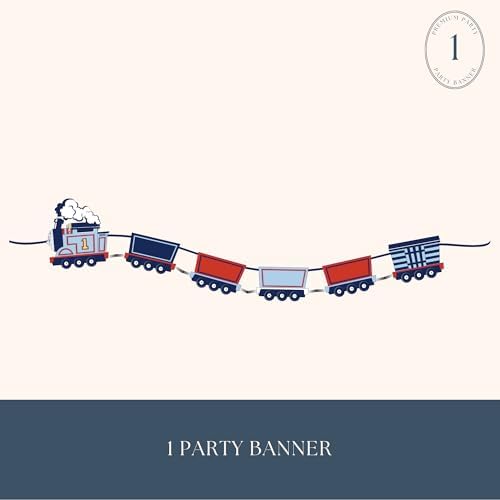 Thomas Friends Train Banner Kit - 6 Pieces Red Blue