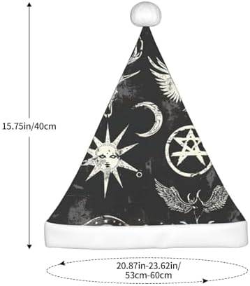 QINZHENG Supernatural Symbols Santa Hat