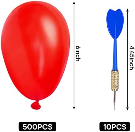 LovesTown 500Pcs Darts Balloons Party Decor