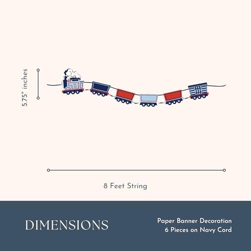 Thomas Friends Train Banner Kit - 6 Pieces Red Blue