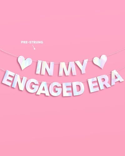 Xo Fetti Iridescent Foil Banner 5 Ft Engagement Decor