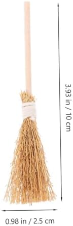 ABOOFAN 12Pcs Miniature Witch Brooms Halloween Decor