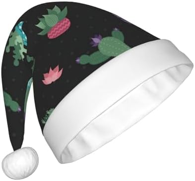 QinZheng Cactus Santa Hat Personalized Christmas Headwear