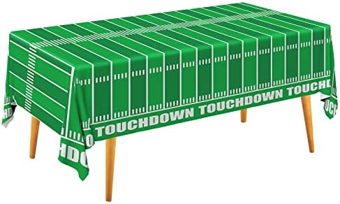 Gatherfun Football Party Tablecloth 54 X 108 Inch 3 Pack