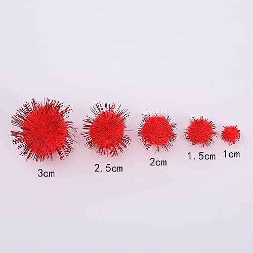 200pcs Glitter Sparkle Balls Christmas Decorations Green