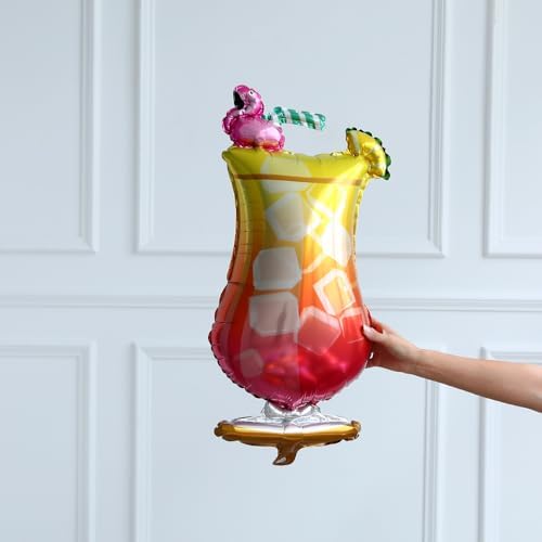 12Pcs Summer Tropical Balloon Decor Kit