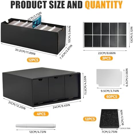 12000 Plus Card Storage Box For Trading Cards