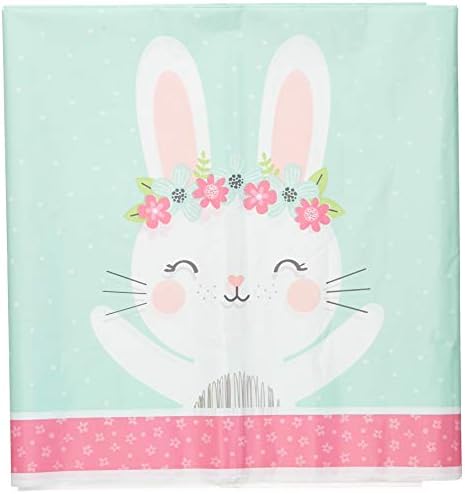 Creative Converting Bunny Party Tablecloth 102in X 54in