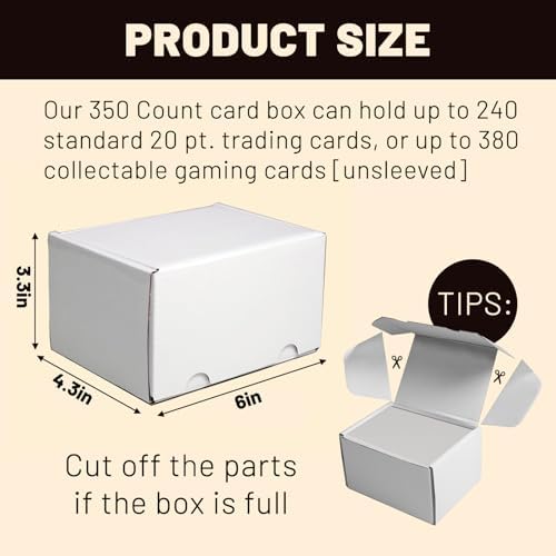 NUMINA 7 Pack Card Storage Boxes for Trading and Collectible Cards