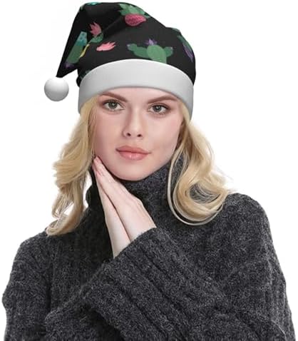 QinZheng Cactus Santa Hat Personalized Christmas Headwear