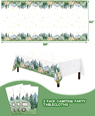 Nefelibata 3pcs Waterproof Camping Tablecloths