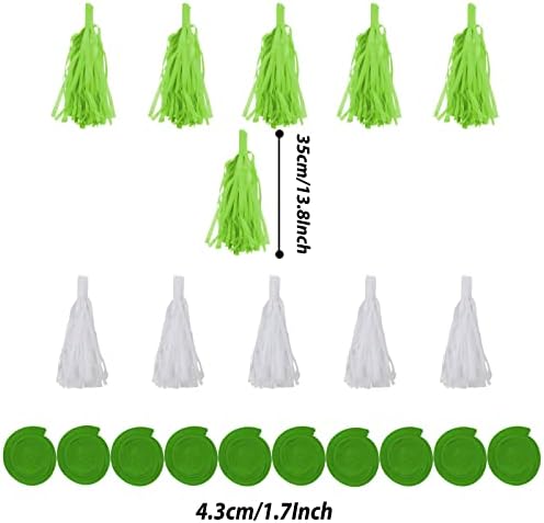 ZERODECO Green and Light Green Party Decorations