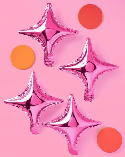 Xo Fetti Pink Sparkle Foil Balloons - 6 Piece Set