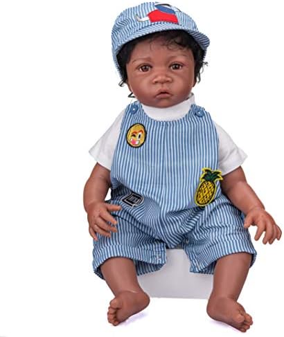 Angelbaby 24 Inch Black Reborn Toddler Boy Doll