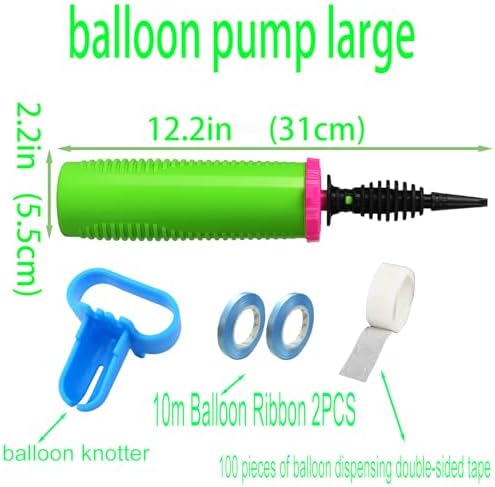 Ouyili Balloon Pump Hand 2 Pack with Tying Tool