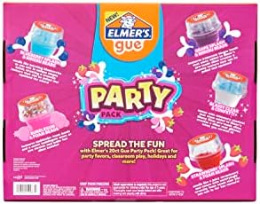 Elmers Gue Premade Slime Party Pack 20 Count