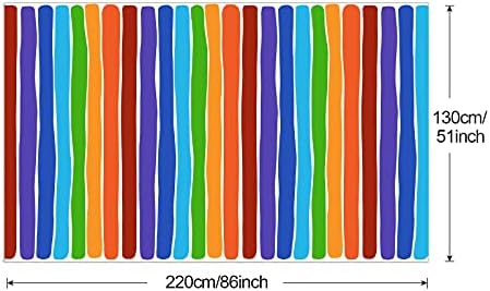 PHOGARY 3 Pack Rainbow Tablecovers for Party Decor