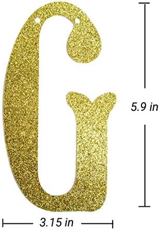 Gettin Hitched Gold Glitter Banner for Engagement Parties