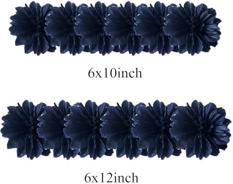 12pcs 10in 12in Tissue Paper Flower Decor Kit