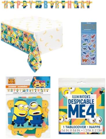 Despicable Me Birthday Party Decor Bundle Pack