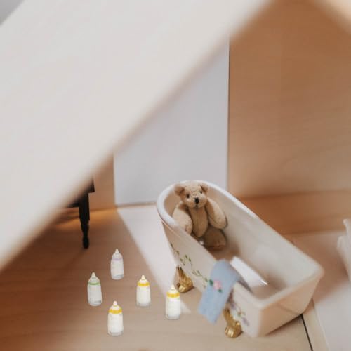Kichvoe 30pcs Miniature Doll Bottle Set for Baptism Party Favors