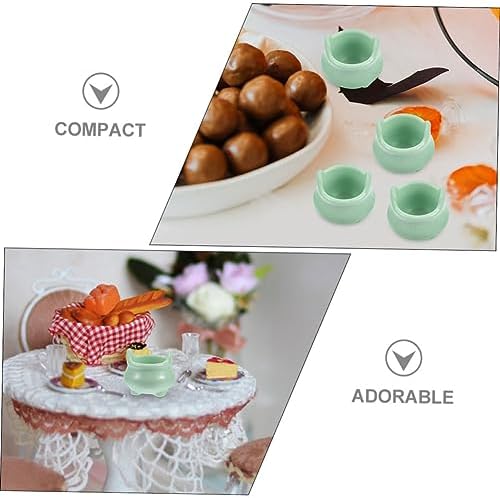 Toyvian 80pcs Miniature Witch Cauldron Pots Halloween Decorations