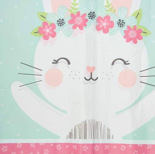 Creative Converting Bunny Party Tablecloth 102in X 54in