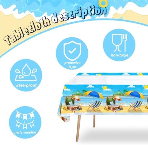 41pcs Summer Beach Party Supplies Set