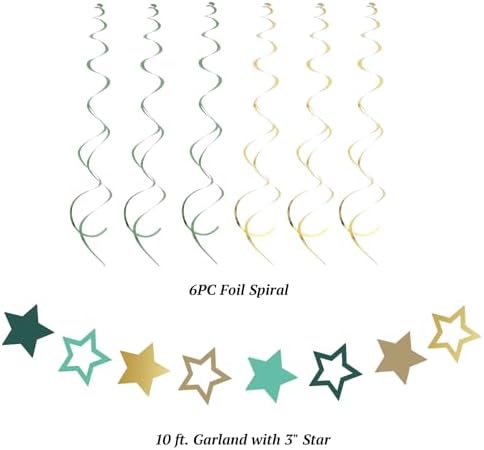 Birthday Party Decorations Set Sage Green