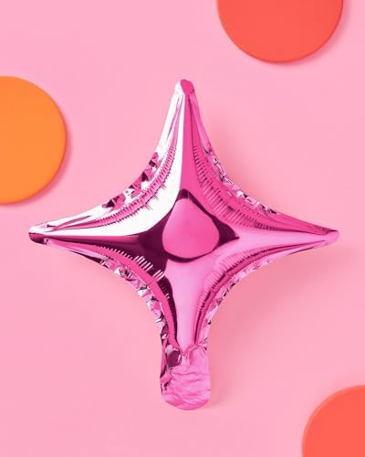 Xo Fetti Pink Sparkle Foil Balloons - 6 Piece Set