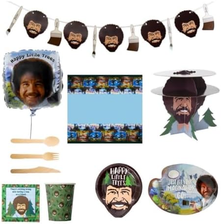 Mighty Mojo Bob Ross Party In A Box Kit