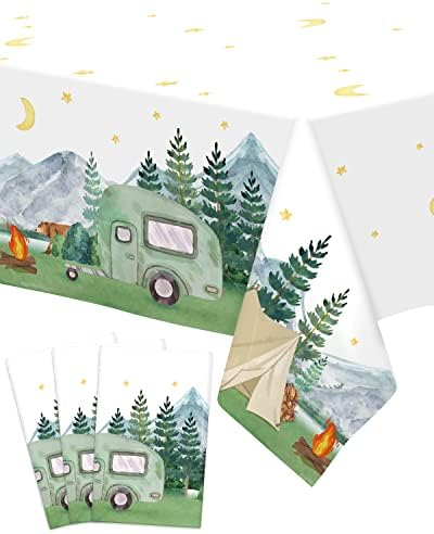 Nefelibata 3pcs Waterproof Camping Tablecloths