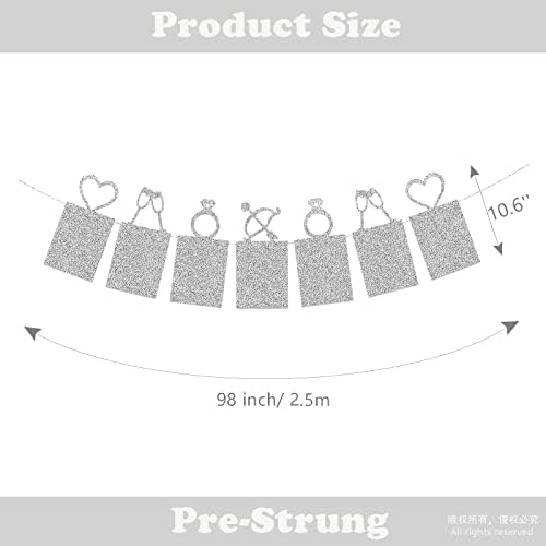 Concico Photo Banner for Wedding and Anniversary Decorations