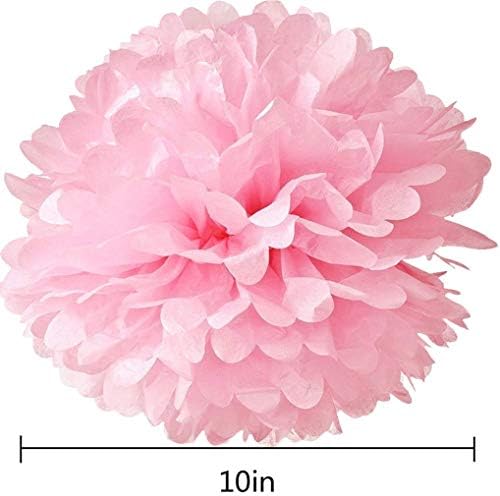 10pcs Tissue Paper Pom Poms Wedding Party Decor