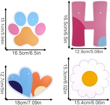 Pink Blue Happy Birthday Banner Pre-Strung Hanging Garland