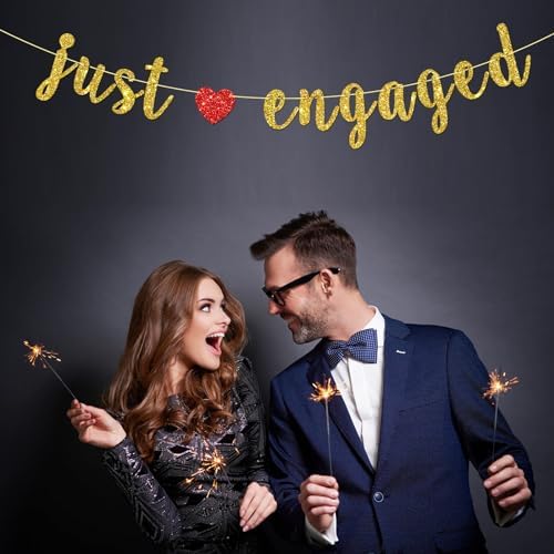Dill-Dall Just Engaged Party Banner