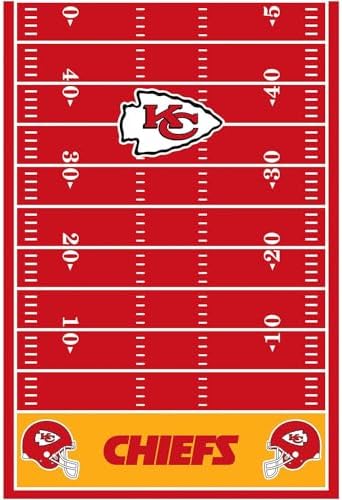Kansas City Chiefs All Over Print Table Cover 54x96