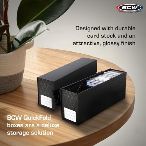 BCW QuickFold Card Boxes - Magnetic Closure 3 Pack