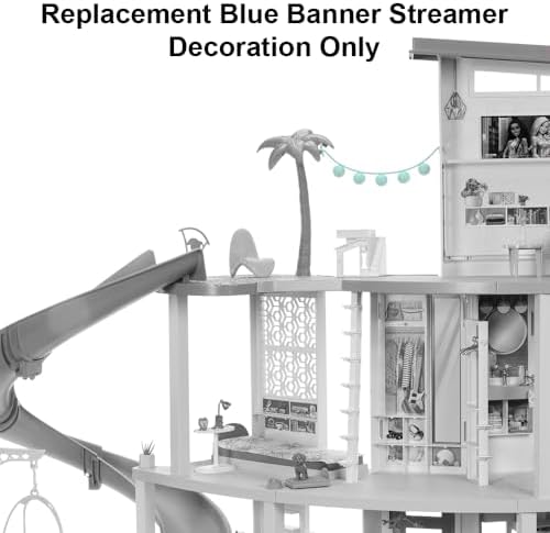 Barbie Replacement Blue Banner Streamer Decoration