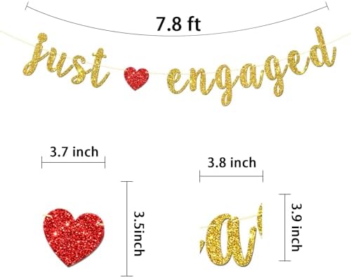 Dill-Dall Just Engaged Party Banner