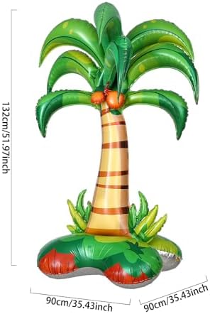 12Pcs Summer Tropical Balloon Decor Kit