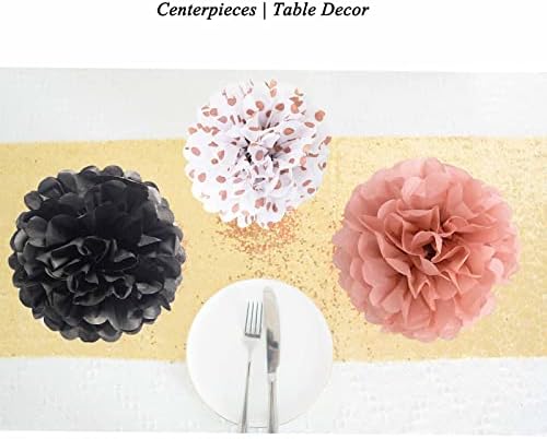 ANSOMO Tissue Paper Pom Poms Party Decorations