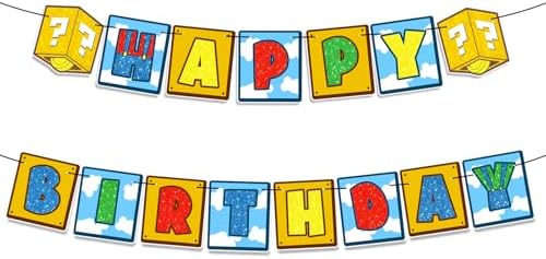 Pre-Strung Game Bro Birthday Banner for Gaming Lovers