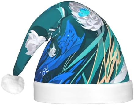 QINZHENG LED Light Up Dragonfly Santa Hat for Adults