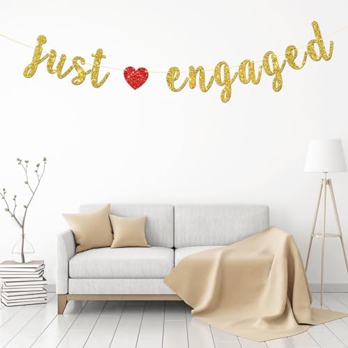 Dill-Dall Just Engaged Party Banner