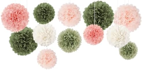 NICROHOME EUR Bridal Shower Decorations Set 12 PCS