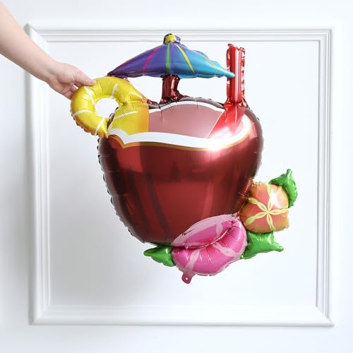 12Pcs Summer Tropical Balloon Decor Kit