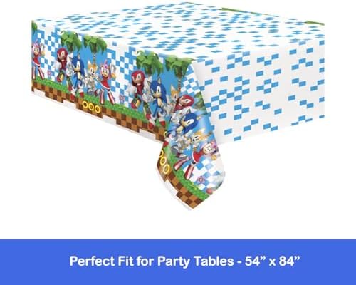 Sonic The Hedgehog Party Table Covers 2-Pack