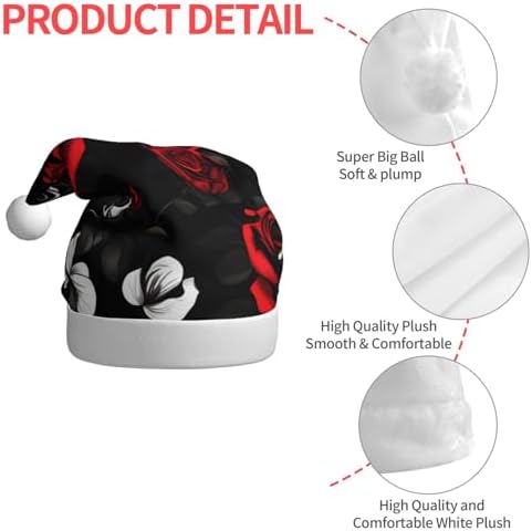 QINZHENG Personalized Santa Hat Christmas Decor